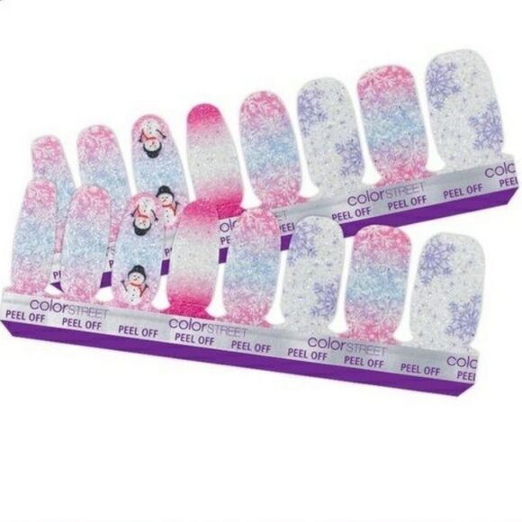 Color Street | Snow Biz, snowman, snowflake, glitter finish - Picture 8 of 8